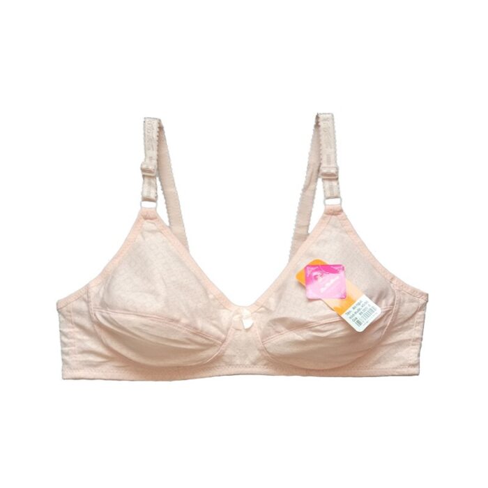 Non Padded Non Wired Soft Net Jersey Bra - Image 2