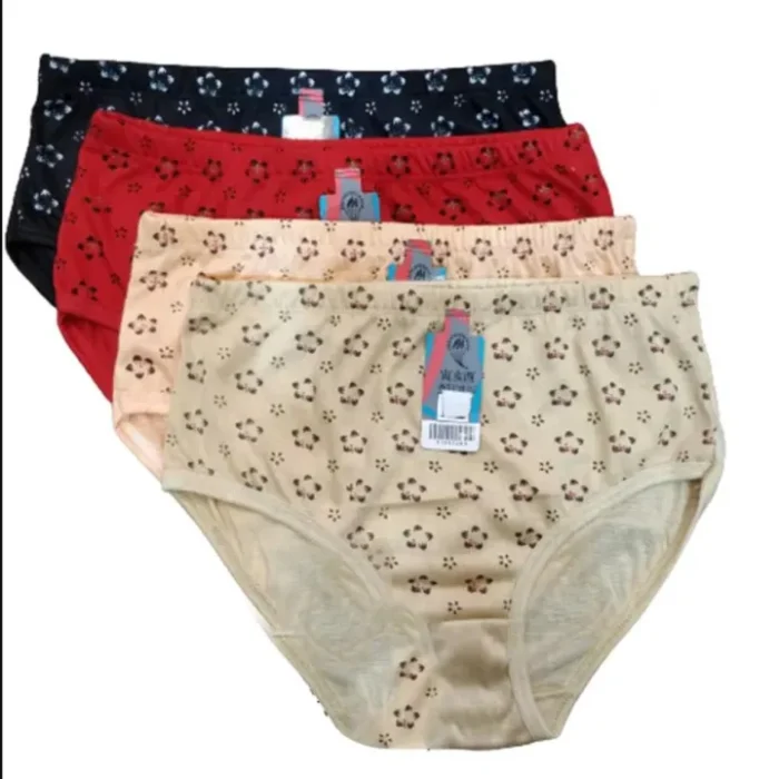 Soft Cotton Printed Underwear Panties for Girls and Women Multicolor, Adjustable, Washable, Everyday Wear - Image 1