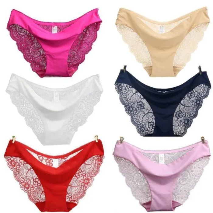 Underwear for Girls ,Underwear For Womens Net Fancy Girls Panties - Image 1