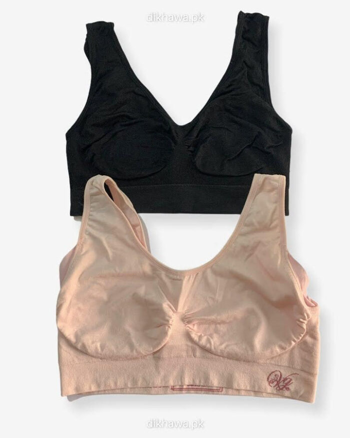 Stylish and Comfortable Soft Net Aire Bra, Non Wired Non Padded - Image 4