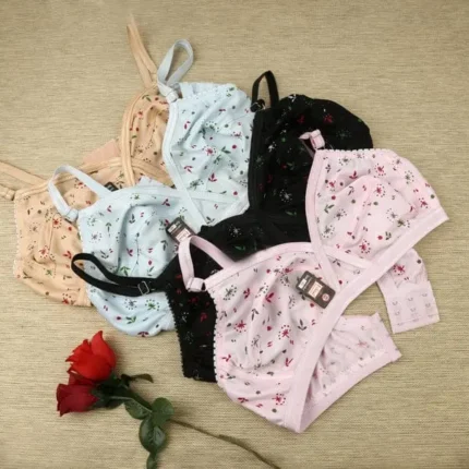 Stylish Soft Cotton Printed Bra for Women
